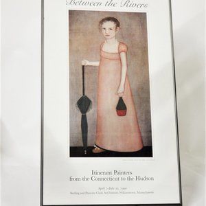 Between The Rivers Art Exhibit Poster Framed